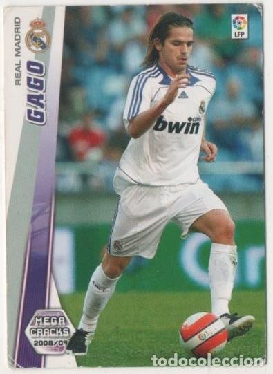 Coleccionismo deportivo: Cromo E00545: Album 2- Mega Cracks 2008-09, Gago: Real Madrid. Medio - LFP