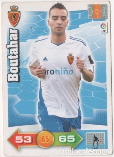 Coleccionismo deportivo: Cromo E00569: Album 2-Trading Car Game 2010-11, Boutahar: Ral Zaragoza. Medio - LFP