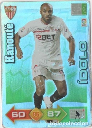 Coleccionismo deportivo: Cromo E00554: Album 2-Trading Car Game 2010-11, Kanout&eacute;, Sevilla F.C. Delantero - LFP