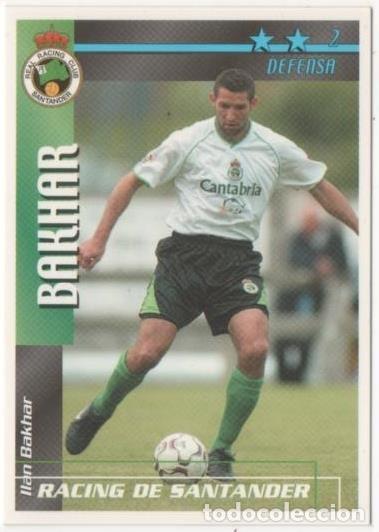 Collectionnisme sportif: Cromo E00297: Fichas de la Liga 2003, Bakhar: Racing de Santander. Defensa - LFP