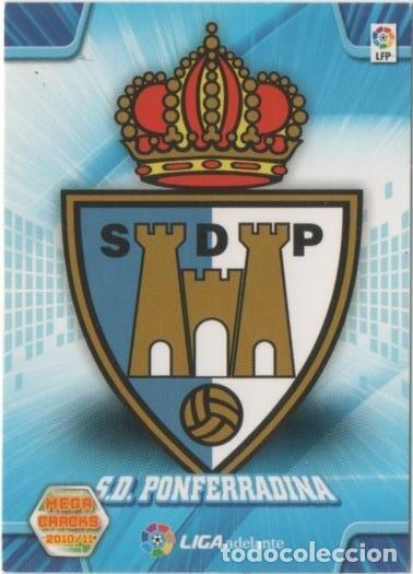 Colecionismo desportivo: Cromo E00406: Mega Cracks 2010-11, Escudo S.D. Pontferradina - LFP