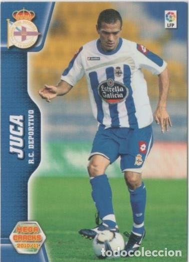 Colecionismo desportivo: Cromo E00403: Mega Cracks 2010-11, Juca: R.C.D. La Coru&ntilde;a. Medio - LFP