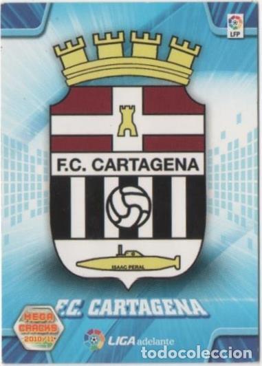Colecionismo desportivo: Cromo E00422: Album 1-Mega Cracks 2010-11, Escudo F.C. Cartagena - LFP