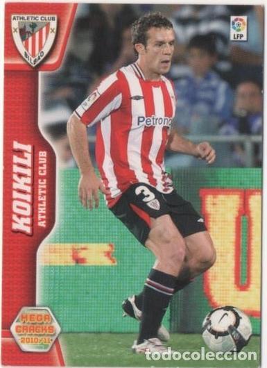 Colecionismo desportivo: Cromo E00374: Mega Cracks 2010-11, Koikili: At. C. Bilbao. Defensa - LFP