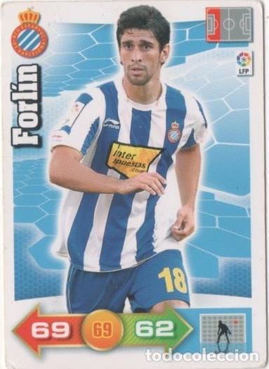 Colecionismo desportivo: Cromo E00390: Trading Card Game 2010-11, Forl&iacute;n: R.C.D. Espa&ntilde;ol. Defensa - LFP