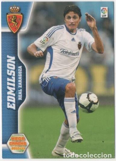 Coleccionismo deportivo: Cromo E00377: Mega Cracks 2010-11, Edmilson: Real Zaragoza. Medio - LFP
