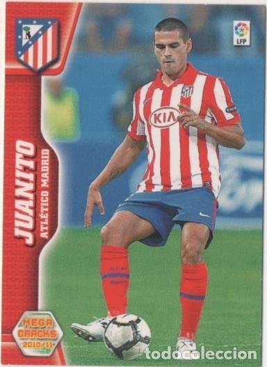 Collezionismo sportivo: Cromo E00384: Mega Cracks 2010-11, Juanito: At. Madrid. Defensa - LFP