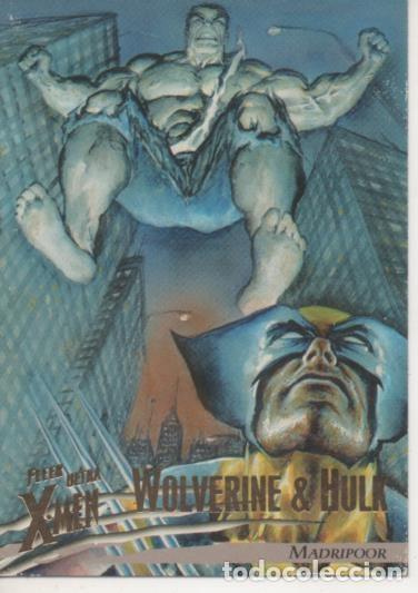 Collectionnisme sportif: Cromo E001507: Trading Cards.Fleer Ultra X-Men n&ordm; 54. Wolverine & Hulk, Maripoor - Mark Texeira