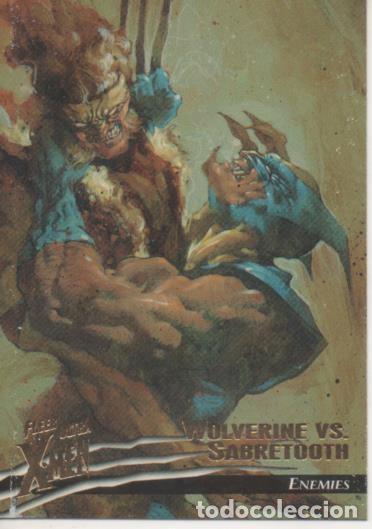 Collectionnisme sportif: Cromo E001513: Trading Cards Fleer Ultra X-Men n&ordm; 68. Wolverine vs Sabretooth, Enemies - Clift Niels