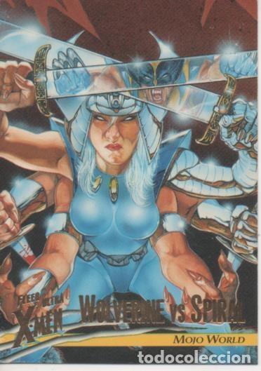 Collectionnisme sportif: Cromo E001502: Trading Cards. Fleer Ultra X-Men n&ordm; 59. Wolverine vs Spiral, Mojo World - Tom Fleming