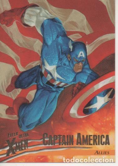 Collectionnisme sportif: Cromo E001492: Trading Cards. Fleer Ultra X-Men n&ordm; 39. Captain America, Allies - Dave Dorman