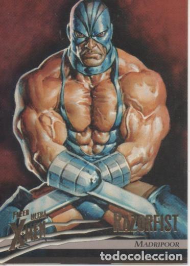 Collectionnisme sportif: Cromo E001493: Trading Cards. Fleer Ultra X-Men n&ordm; 49. Razorfist, Madripoor - Mark Texeira