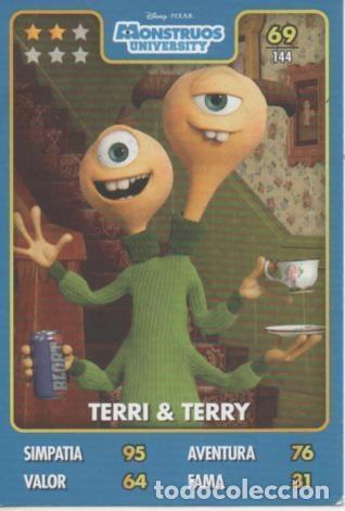 Collectionnisme sportif: Cromo E001413: Trading Cards. Disney. Pixar. Monstuos, S.A. n&ordm; 69, Terri & Terry - Disney-Pixar