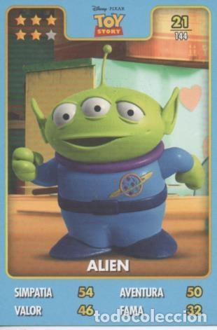 Sammelleidenschaft Sport: Cromo E001406: Trading Cards. Disney. Pixar. Toy Story n&ordm; 21, Alien - Disney-Pixar