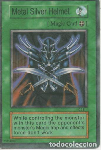 Sammelleidenschaft Sport: Cromo E001426: Trading Cards. Yu Gi Oh! Trading Card Game, Metal Silver Helmet - NULL