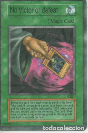 Sammelleidenschaft Sport: Cromo E001431: Trading Cards. Yu Gi Oh! Traading Card Game, No Victor or defeat - NULL