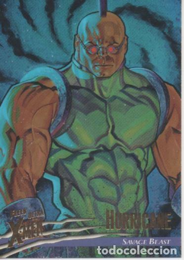 Colecionismo desportivo: Cromo E001545: Trading Cards. Fleer Ultra X-Men n&ordm; 95. Wolverine vs Genesis, Savage Beast - Brian St