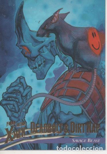 Colecionismo desportivo: Cromo E001547: Trading Cards. Fleer Ultra X-Men n&ordm; 93. Lifeforce, Savage Beast - Brian Stelfreeze