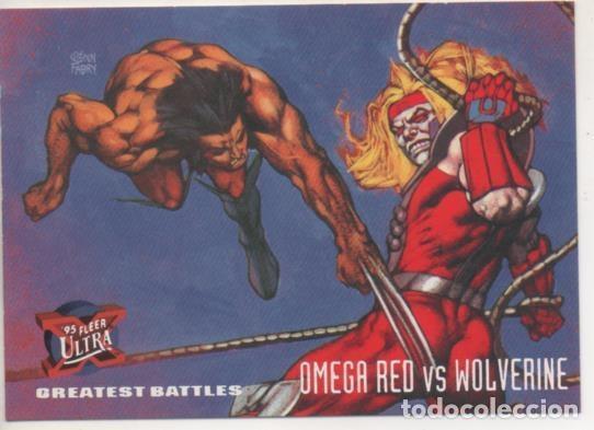 Collectionnisme sportif: Cromo E001262: Trading Cards '95 Fleer Ultra n&ordm; 135. X-Men, Omega Red vs Wolverine - Glenn Fabry