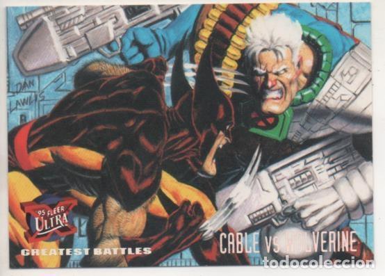 Collectionnisme sportif: Cromo E001257: Trading Cards '95 Fleer Ultra n&ordm; 129. X-Men, Cable vs Wolverine - Dan Lawlis