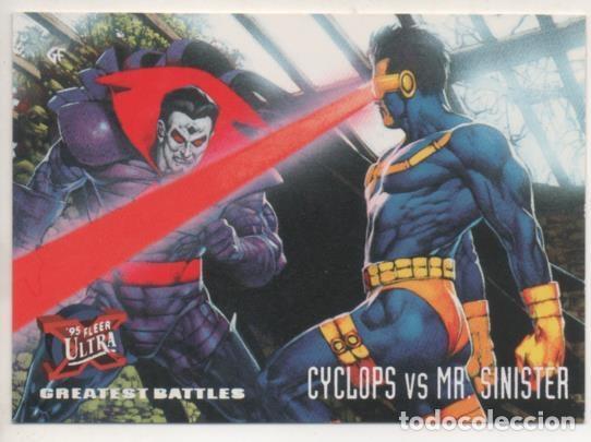 Collectionnisme sportif: Cromo E001259: Trading Cards '95 Fleer Ultra n&ordm; 131. X-Men, Cyclops vs Mr. Sinister - Glenn Fabry