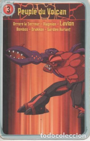 Colecionismo desportivo: Cromo E001335: Trading Cards. Gormiti. 3 Pueple du Volcan - NULL