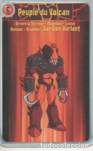 Colecionismo desportivo: Cromo E001338: Trading Cards. Gormiti. 6 Peuple du Volcan - NULL