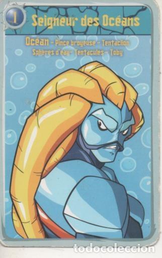 Coleccionismo deportivo: Cromo E001368: Trading Cards. Gormiti. 1 Seigneur des Oc&eacute;ans - NULL