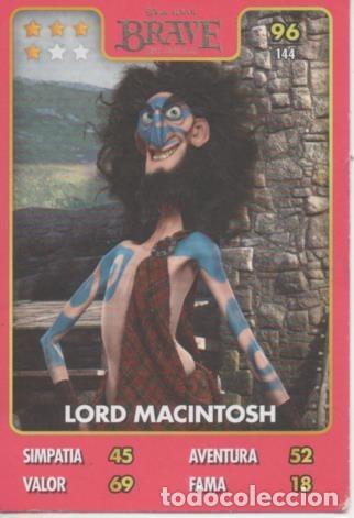 Coleccionismo deportivo: Cromo E001374: Trading Cards. Disney. Pixar. Brave n&ordm; 96. Lord Mancintosh - Disney-Pixar