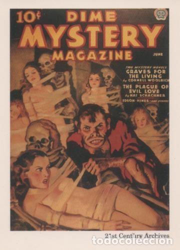 Collectionnisme sportif: Cromo E001977: Cards. Women in Terror n&ordm; 34, Dime Mystery Magazine - Varios