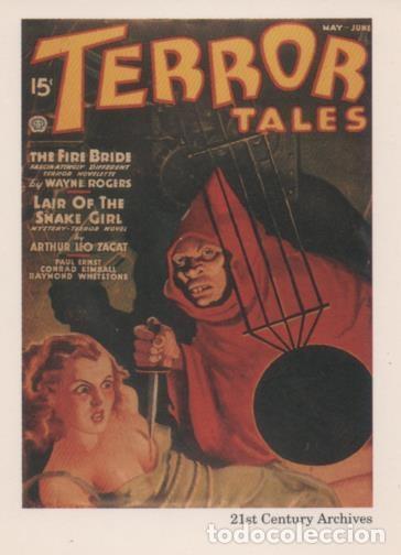 Collectionnisme sportif: Cromo E001976: Cards. Women in Terror n&ordm; 33, Terror Tales - Varios