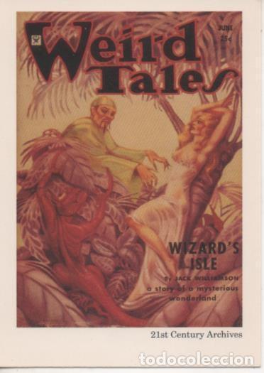 Collectionnisme sportif: Cromo E002016: Trading Cards.Weird Tales n&ordm; 16, Wizard's Isle - Margaret Brundage