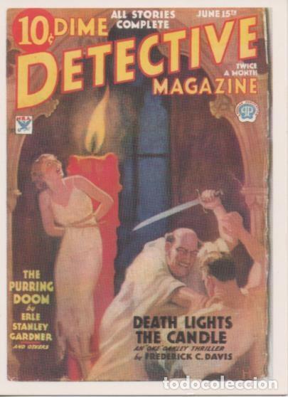 Colecionismo desportivo: Cromo E001910: Cards. Bizarre Detective, Death Lights the Candle - Frederik C. Davis