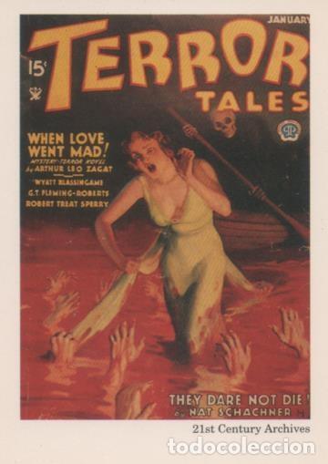 Collectionnisme sportif: Cromo E001948: Cards. Women In Terror n&ordm; 5, Terror Tales - Nat Schacner