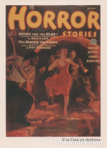 Collectionnisme sportif: Cromo E001955: Cards. Women in Terror n&ordm; 12, Horror Stories - Varios