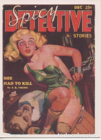 Collectionnisme sportif: Cromo E001938: Cards. Bizarre Detective n&ordm; 31, Spicy Detective Stories - F.K. Young