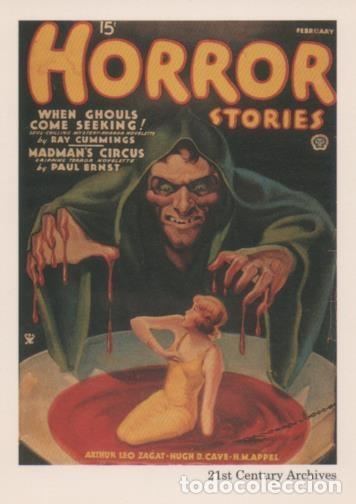 Collectionnisme sportif: Cromo E001951: Cards. Women in Terror n&ordm; 8, Horror Stories - Varios
