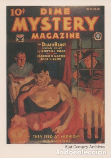 Collectionnisme sportif: Cromo E001944: Cards. Women in Terror n&ordm; 1 Dime Mistery Magazine - Varios