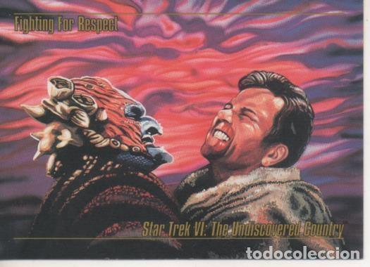 Coleccionismo deportivo: Cromo E002130: Trading Cards. Star Trek VI: The Undiscovered Country n&ordm; 55. Fighting for Respect - S
