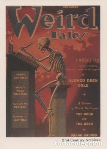 Colecionismo desportivo: Cromo E002056: Trading Cards. Weird Tales. A Witch's Tales - Margaret Brundage