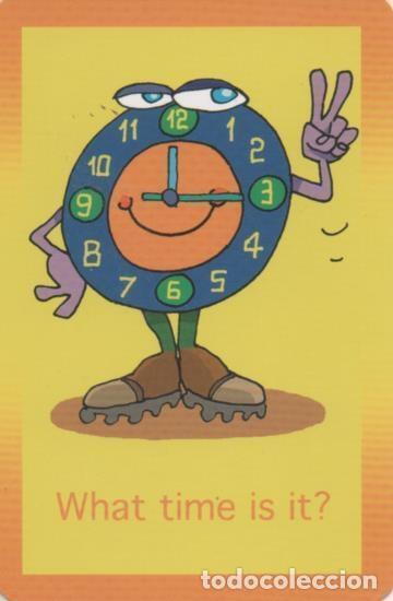 Collezionismo sportivo: Cromo E001712: Cards. What time is it? 12:15 - NULL