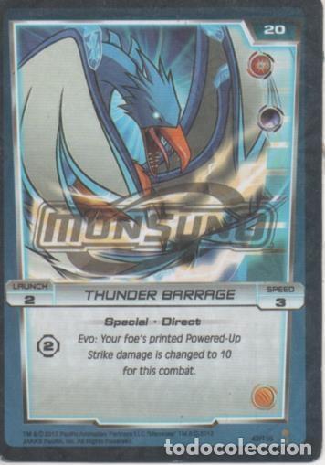 Collezionismo sportivo: Cromo E001755: Trading Cards. Monsuno. Thunder Barrage - NULL