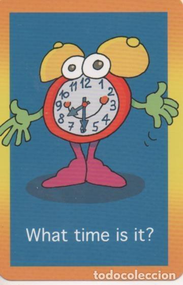 Collectionnisme sportif: Cromo E001708: Cards.What time is it?. 8:30 - NULL