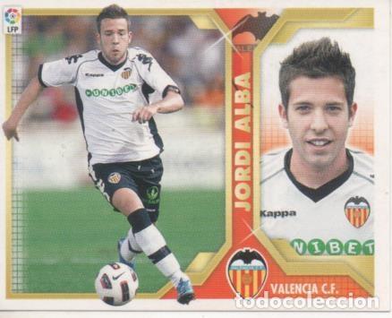 Colecionismo desportivo: Cromo E001804: Trading Cards. Liga 2011-12, Jordi Alba.Valencia C.F. - NULL