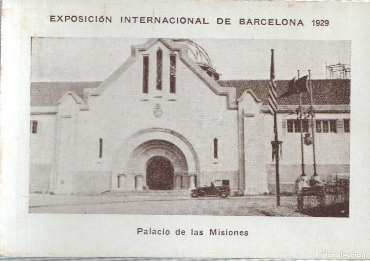 Colecionismo desportivo: Cromo numero 23: Exposicion Internacional de Barcelona 1929: Palacio de las misiones - Varios