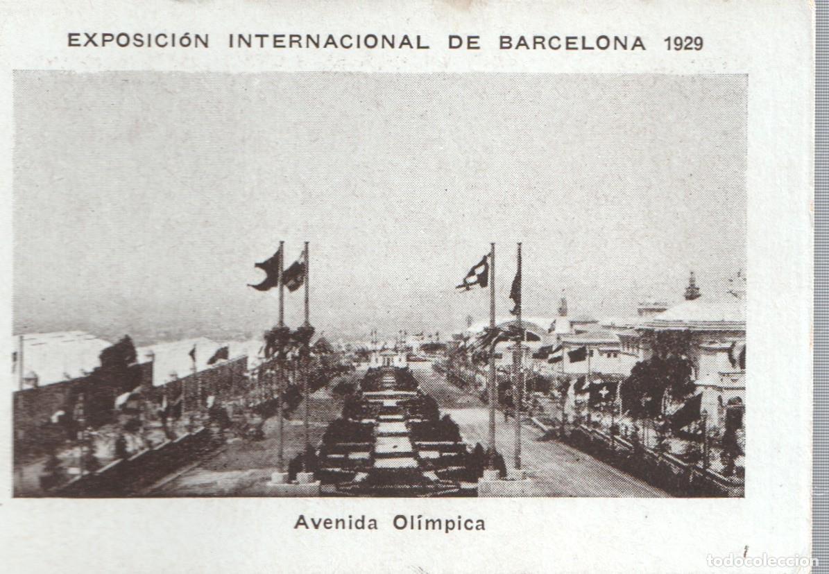 Colecionismo desportivo: Cromo numero 20: Exposicion Internacional de Barcelona 1929: Avenida olimpica - Varios