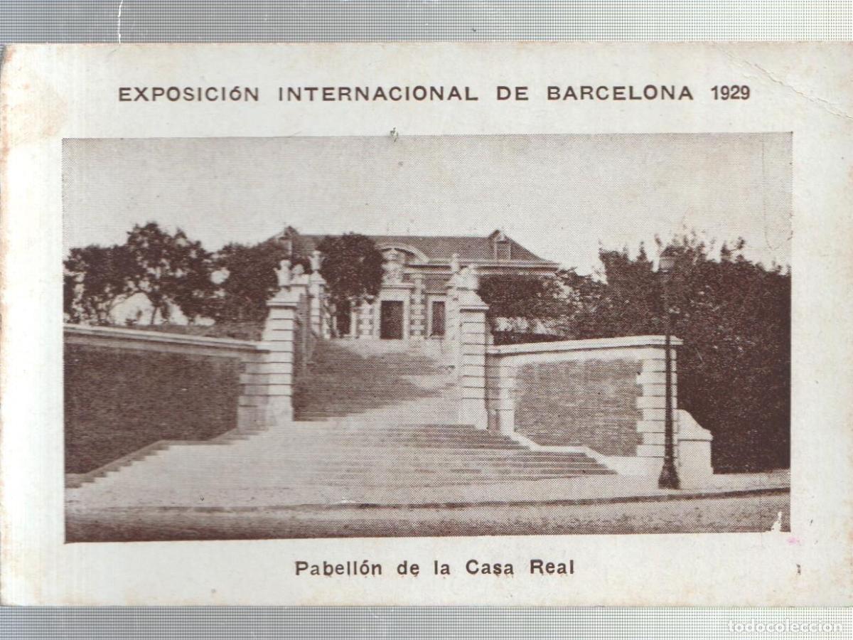 Colecionismo desportivo: Cromo numero 35: Exposicion Internacional de Barcelona 1929: Pabellon de la casa real - Varios