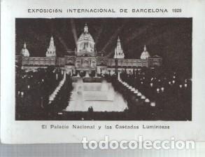 Colecionismo desportivo: Cromo numero 17: Exposicion Internacional de Barcelona 1929: Palacio Nacional y las Cascadas - Vario