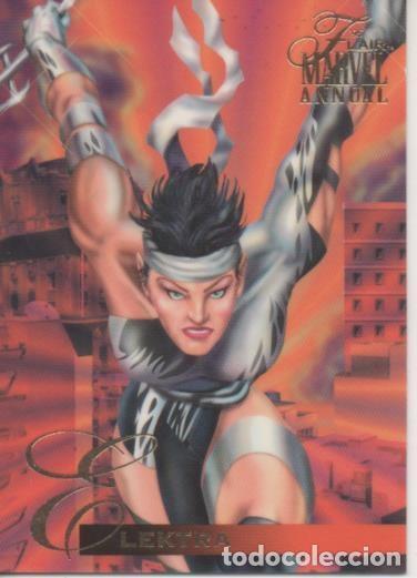 Colecionismo desportivo: Cromo E002253: Trading Cards. '95 Flair Marvel Annual n&ordm; 74. Elektra - Varios