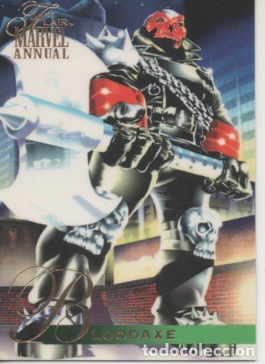 Collectionnisme sportif: Cromo E002241: Trading Cards. '95 Flair Marvel Annual n&ordm; 112 . Loodaxe - Varios